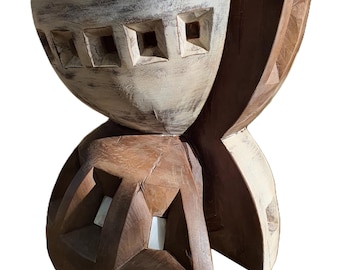 RENDEZVOUS - original wood sculpture by George Troyanov