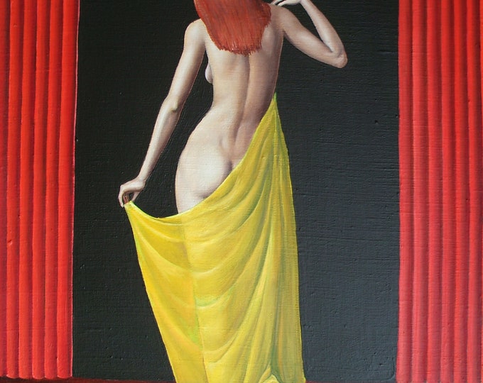 YELLOW - original oil painting by Grigor Velev