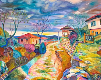 PATH THROUGH DREAMS - original oil painting by Silvia Pavlova