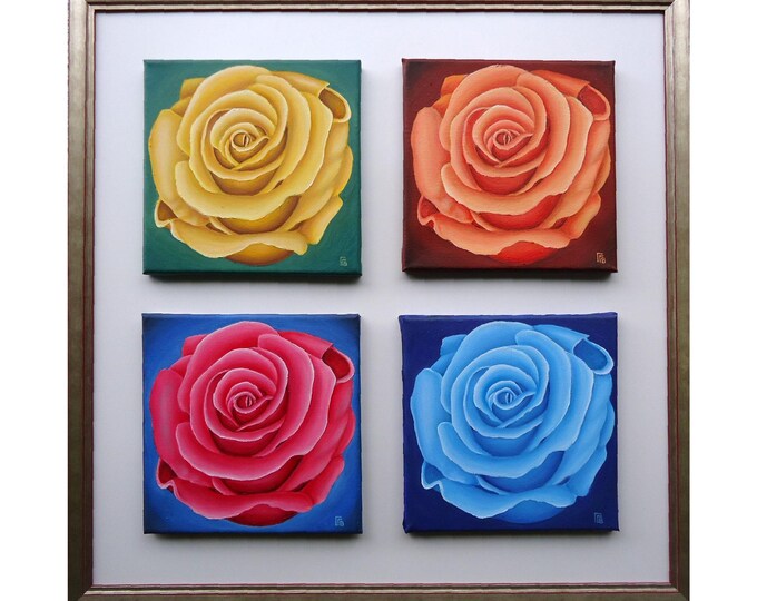 EMOTION SPECTRUM - original oil painting by Grigor Velev