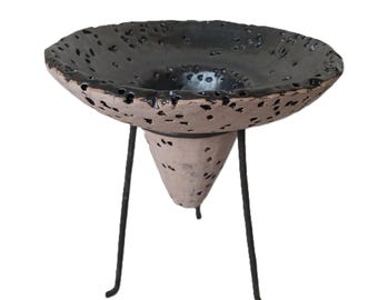 LUNAR EMBRACE - original ceramic sculpture by Rossitza Trendafilova