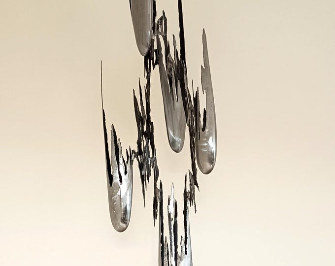 METEOR SHOWER - original steel sculpture by Vania Dimitrova