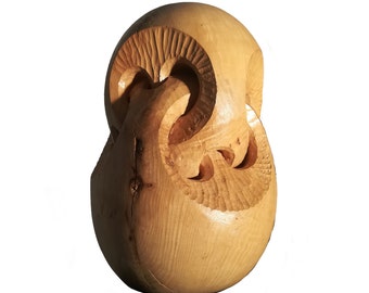 INFINITY I - original wood sculpture by Nikolay Martinov