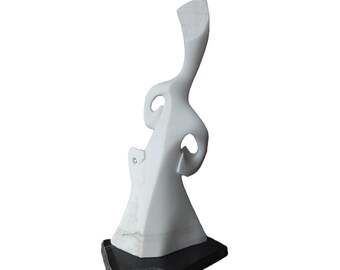 FLIRT - original marble sculpture by Rasho Mitev