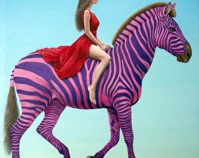 UNEXPECTED SOJOURN - original oil painting by Grigor Velev