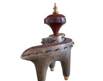 CIRCLE OF LIFE - original wood sculpture by George Troyanov