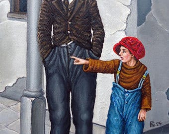 WHERE? - original oil painting by Grigor Velev