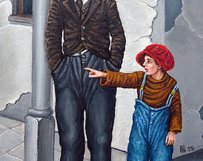 WHERE? - original oil painting by Grigor Velev