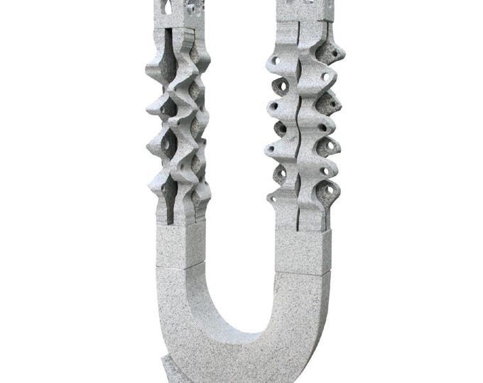 COMPOSITION III - original granite sculpture by Ognyan Chitakov