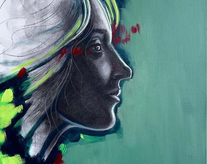 INNOCENCE - original acrylic painting by Nikola Gulev