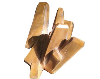 RHYTHM II - original wood sculpture by George Troyanov