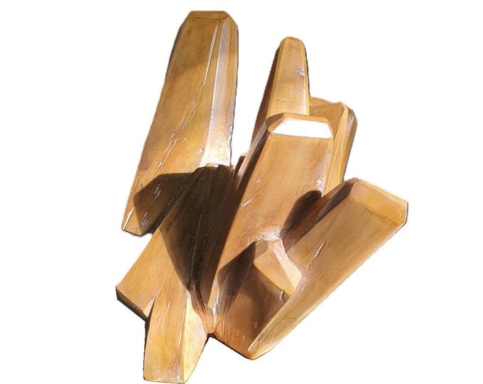 RHYTHM II - original wood sculpture by George Troyanov