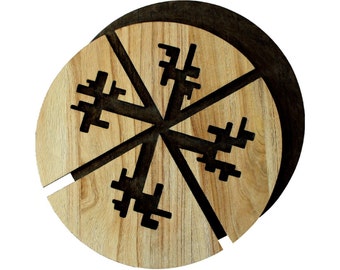 MOON SHADOW - original wood wall sculpture by Nikolay Martinov