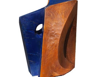 PEACE - original wood sculpture by George Troyanov
