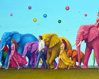 BON VOYAGE II - original oil painting by Grigor Velev