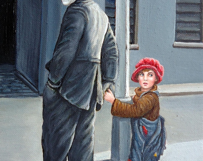 THE KID - original oil painting by Grigor Velev