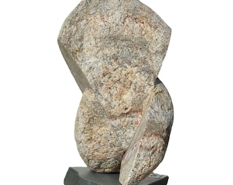 SMITTEN - original stone sculpture by Ognyan Chitakov