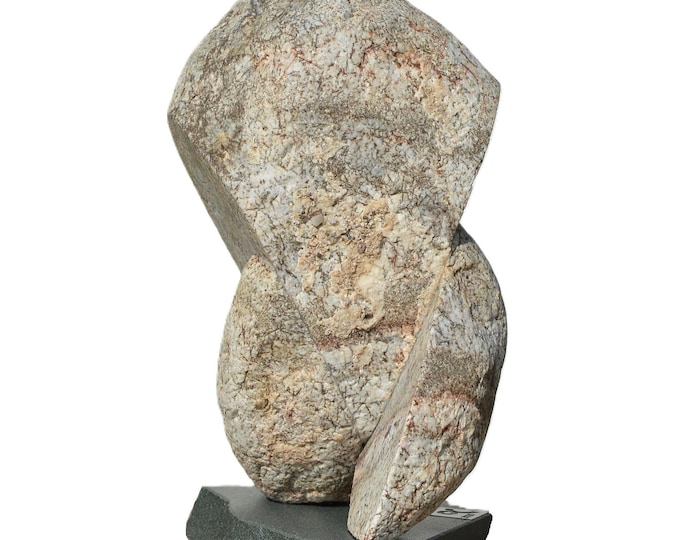 SMITTEN - original stone sculpture by Ognyan Chitakov