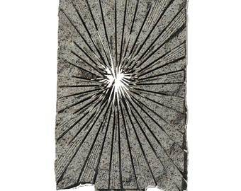 HEART OF LIGHT - original stone sculpture by Ognyan Chitakov