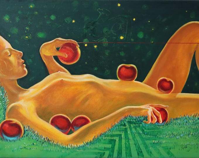 ARIADNE - original oil painting by Hristo Hristov