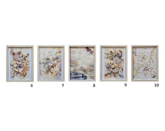 NATURAL LANDSCAPES 6-10 - original silk wall art by Irina Goleva
