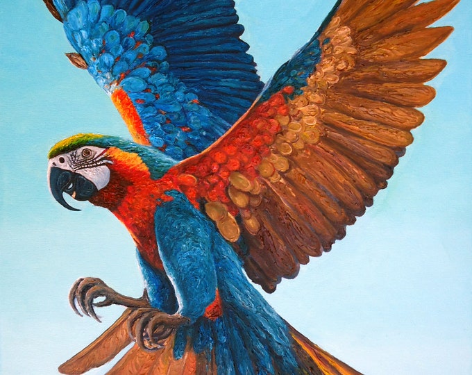 AVIAN GLORY - original oil painting by Grigor Velev