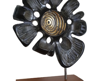 SUPERNOVA - original wood sculpture by George Troyanov