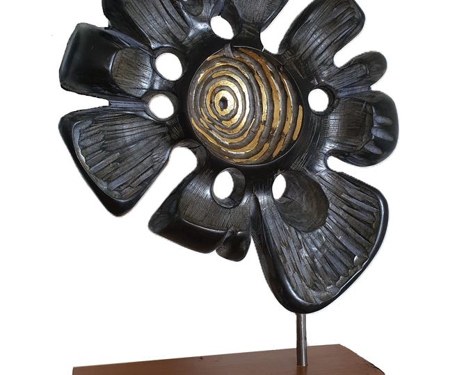 SUPERNOVA - original wood sculpture by George Troyanov