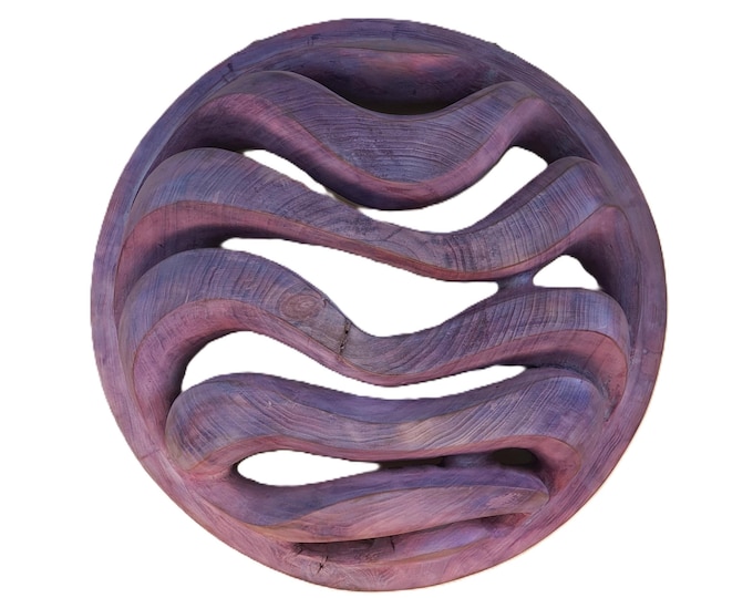 BREATHING RHYTHM - original wood wall sculpture by George Troyanov
