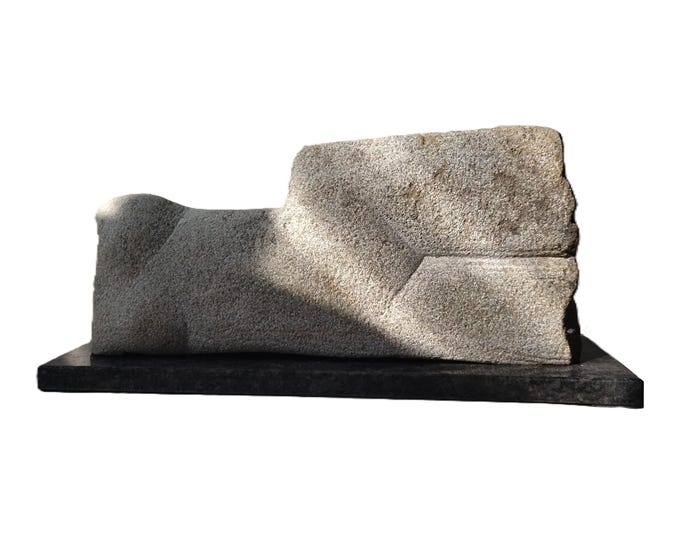 DESERT GODDESS - original stone sculpture by Rasho Mitev