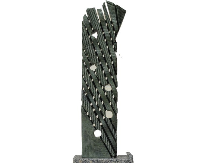 EMERALD RHYTHM - original stone sculpture by Ognyan Chitakov