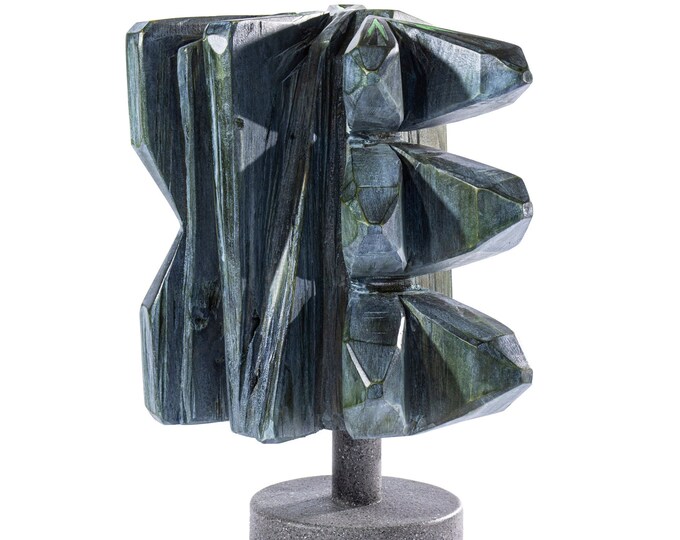 EMERALD - original wood sculpture by George Troyanov