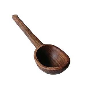 LARGE OAKEN SPOON
