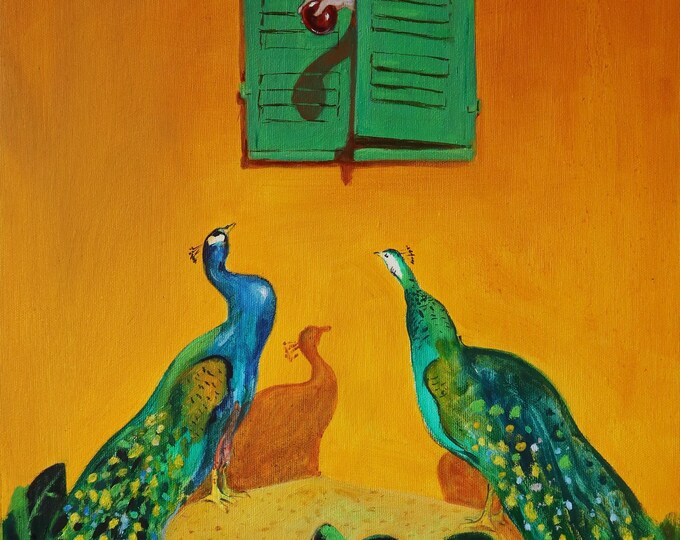 LOVE & SOMETHING ELSE - original oil painting by Hristo Hristov