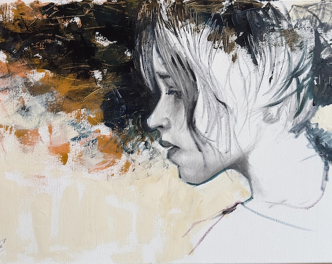 EMPATHY II - original acrylic painting by Nikola Gulev