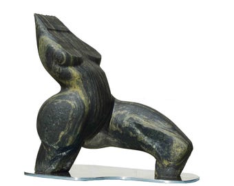 CAVORT - original stone sculpture by Ognyan Chitakov