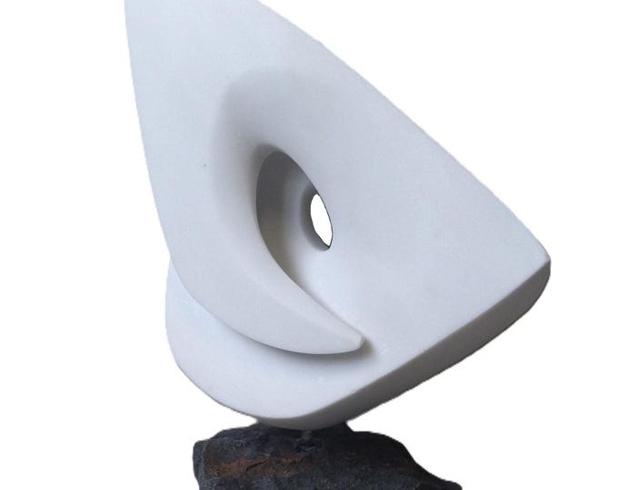 INFINITY - original marble sculpture by Rasho Mitev