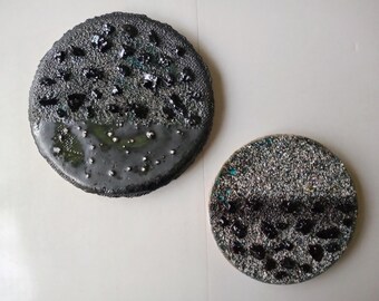 COSMOS - two original ceramic wall sculptures by Rossitza Trendafilova