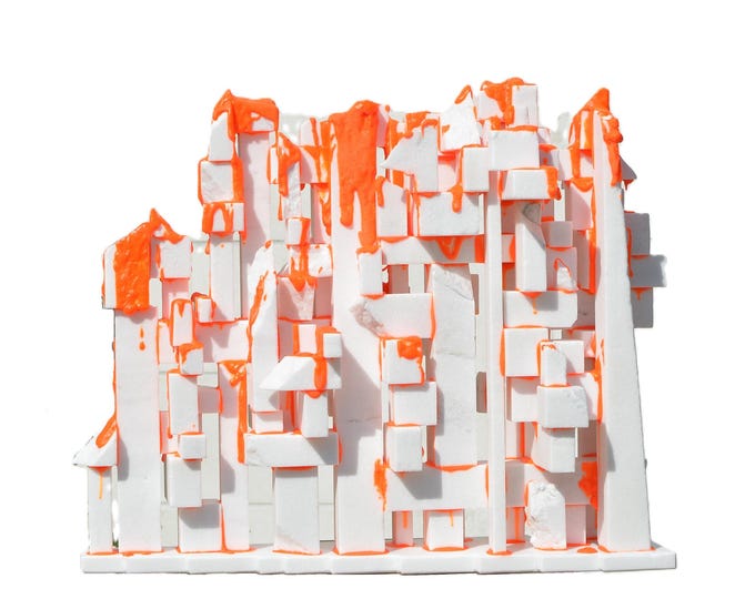 AMSTERDAM BIZARRE - original marble sculpture by Ognyan Chitakov