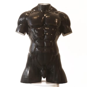 MALE TORSO III - paper craft sculpture by Tsvetan Nikolov