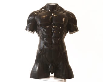 MALE TORSO III - made to order paper craft sculpture by Tsvetan Nikolov