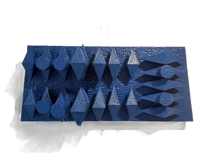 STORM In THE RIVER - original wood wall sculpture by Nikola Tsvetanov