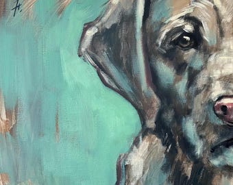 ME & THE WORLD - original oil painting by Nikola Gulev