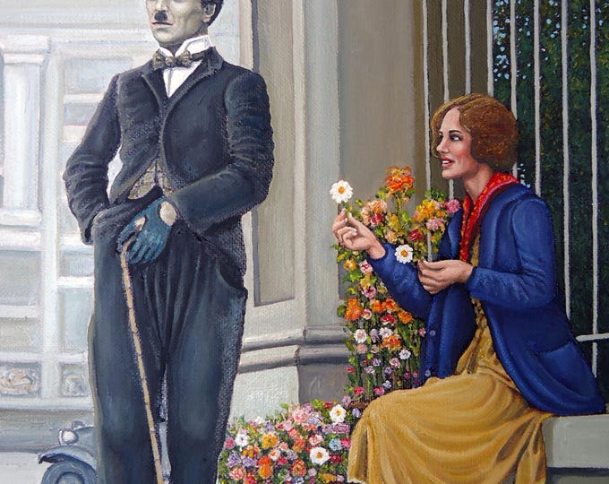 MEETING - original oil painting by Grigor Velev