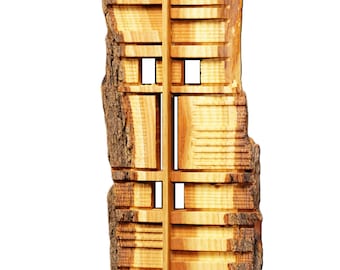 MASK OF KNOWLEDGE - original wood wall sculpture by Sava Draganov