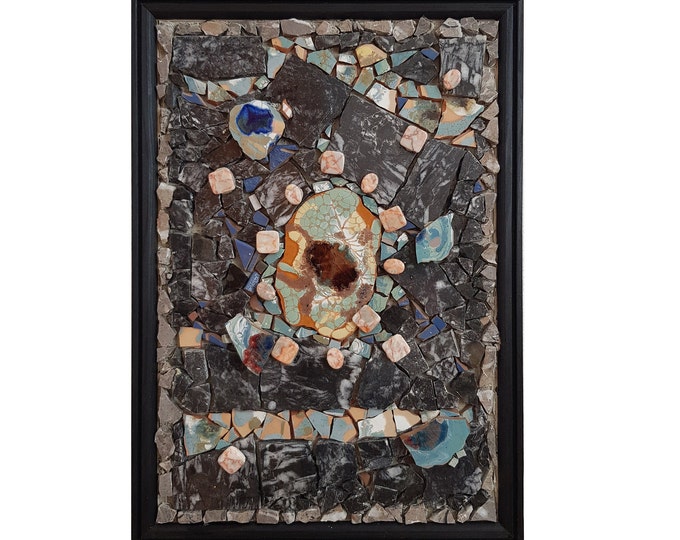 FRAGMENT – S06 - mosaic wall sculpture by Ognyan Hristov