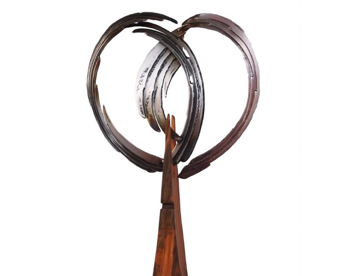 HEART - original steel sculpture by Stevlin Yovchev