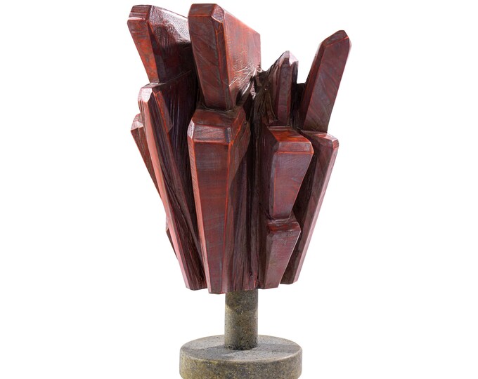 RUBY - original wood sculpture by George Troyanov