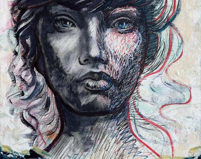 VANITY - original acrylic painting by Nikola Gulev