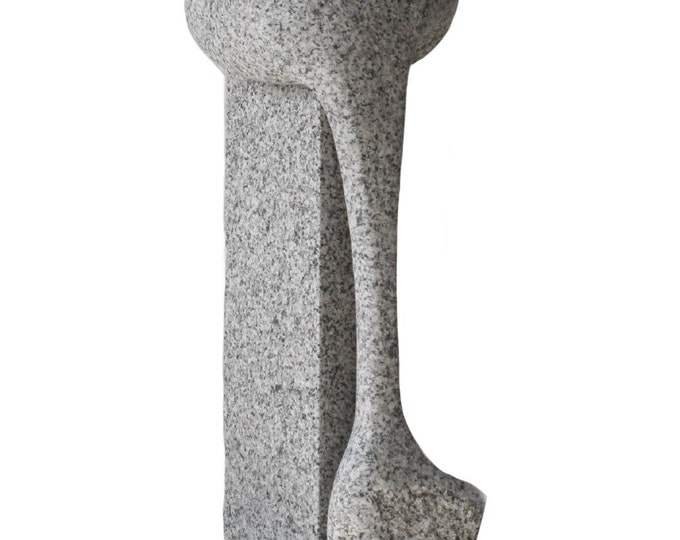 SOFT - HARD - original stone sculpture by Ognyan Chitakov